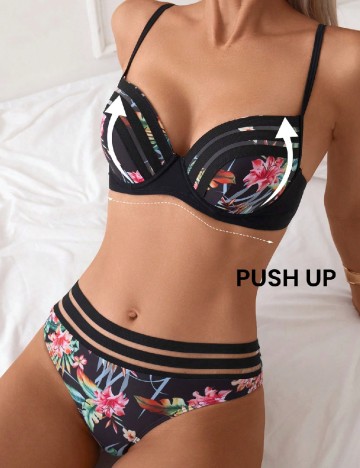 Costum de baie SHEIN, negru