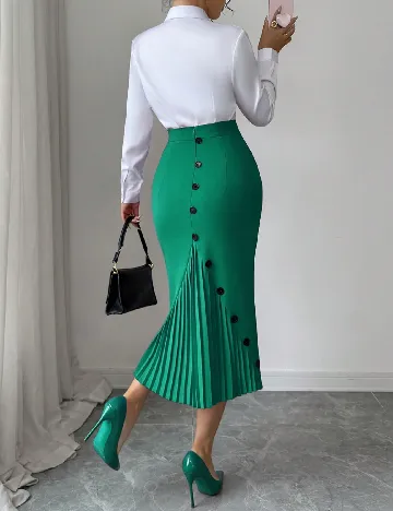 Fusta SHEIN, verde