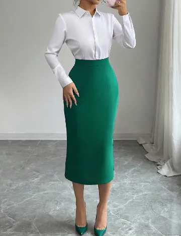 Fusta SHEIN, verde