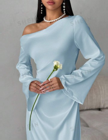 Rochie lunga SHEIN, bleu