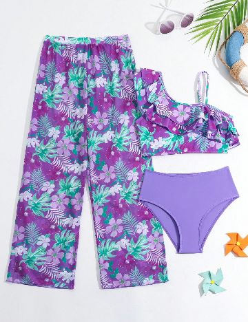 Costum de baie Shein Kids, mov