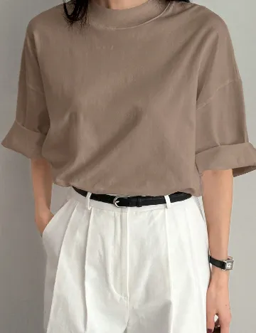 Tricou Oversize Dazy, maro