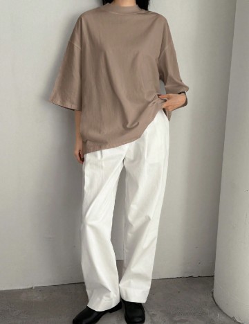 Tricou Oversize Dazy, maro