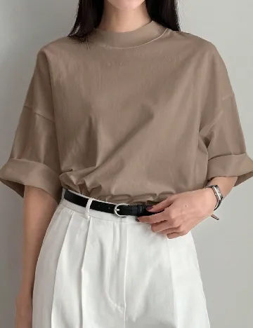 Tricou Oversize Dazy, maro