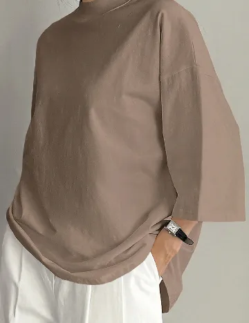 Tricou Oversize Dazy, maro
