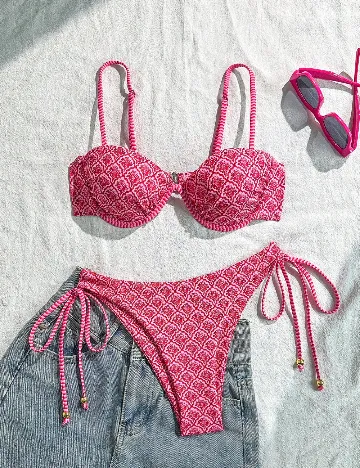 Costum de baie SHEIN, roz