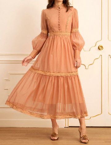 Rochie lunga SHEIN, portocaliu