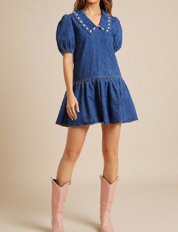 Rochie scurta SHEIN, albastru