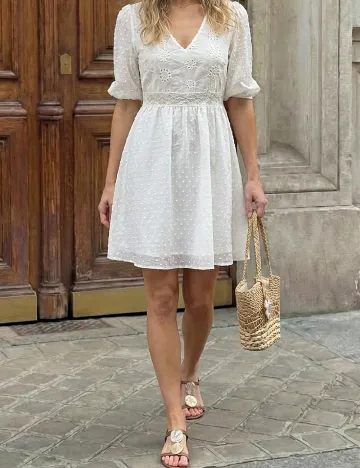 Rochie scurta SHEIN, alb