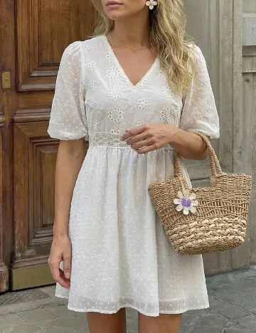 Rochie scurta SHEIN, alb