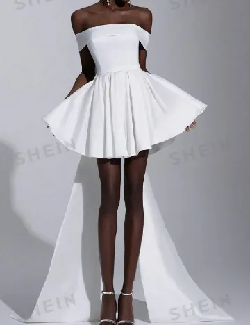 Rochie scurta SHEIN, alb
