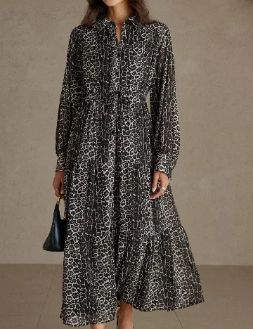 Rochie medie SHEIN, animal print