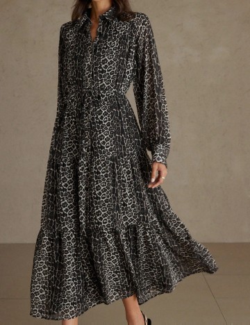 Rochie medie SHEIN, animal print