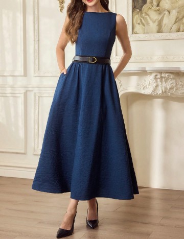 Rochie medie SHEIN, albastru