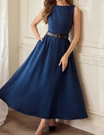 Rochie medie SHEIN, albastru