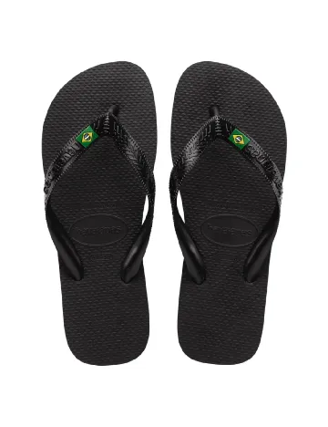 Slapi havaianas, negru