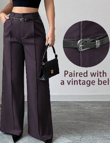 Pantaloni SHEIN, mov
