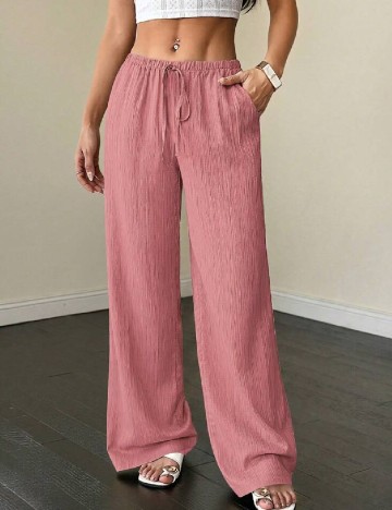 Pantaloni SHEIN, roz