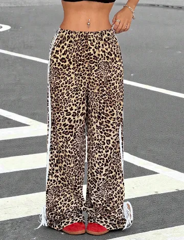 Pantaloni SHEIN CURVE, animal print