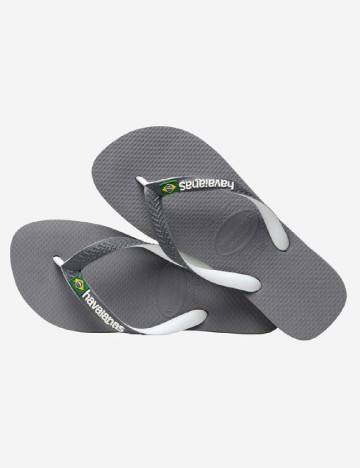 Slapi havaianas, gri