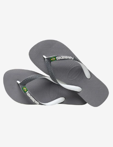 Slapi havaianas, gri