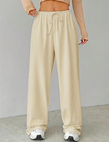 Pantaloni SHEIN, crem