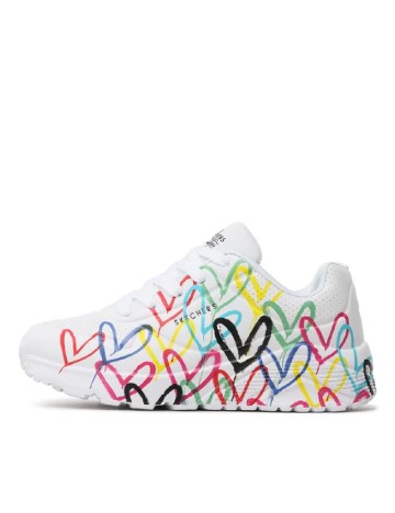 Adidasi SKECHERS, alb