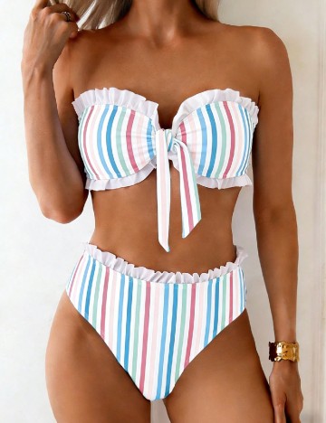 Costum de baie SHEIN, mix culori