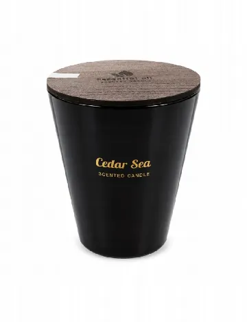 Lumanare parfumata Cedar Sea ACTION, negru