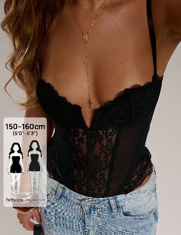 Top SHEIN, negru