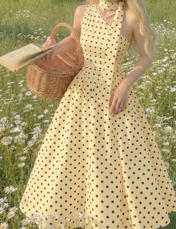 Rochie lunga SHEIN, galben