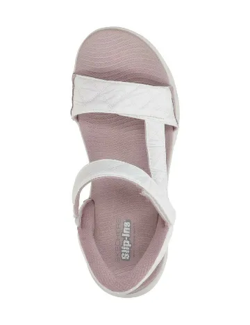 Sandale SKECHERS, alb