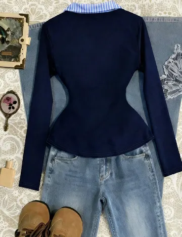 Bluza SHEIN, albastru