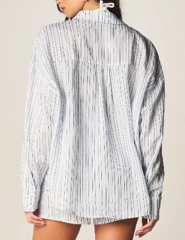 Compleu Missguided, albastru/alb