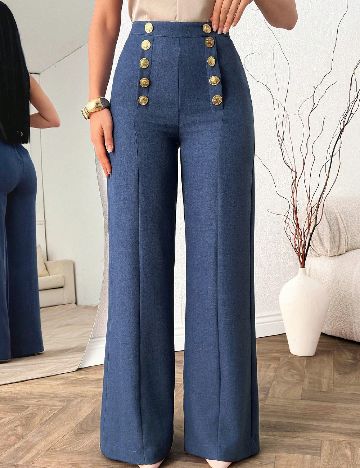 Pantaloni SHEIN, albastru