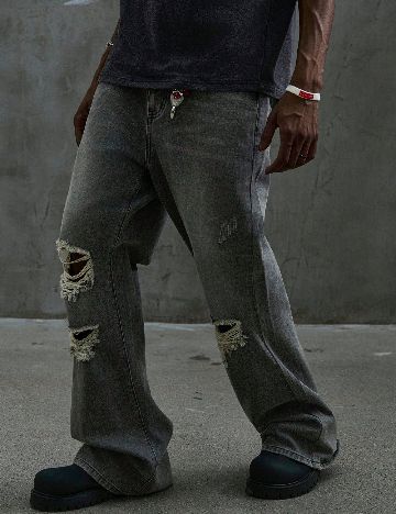 Pantaloni SHEIN, gri