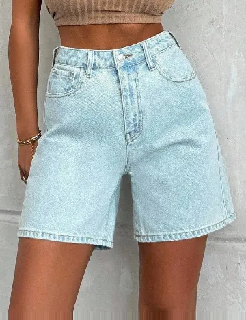 Pantaloni scurti SHEIN, bleu