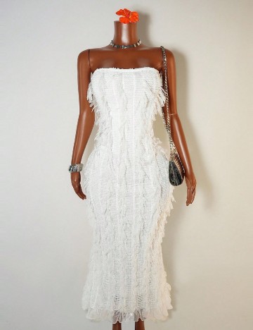 Rochie lunga SHEIN, alb