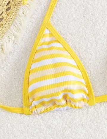 Costum de baie SHEIN, galben