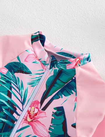 Costum de baie Shein Kids, roz
