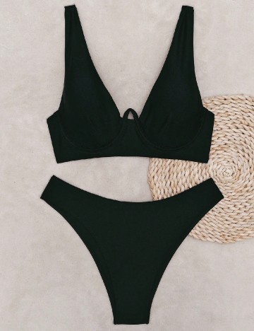 Costum de baie SHEIN, negru