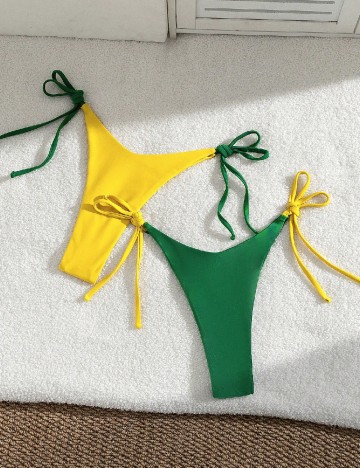 Set chiloti de baie 2 perechi SHEIN, mix culori