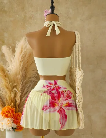 Costum de baie SHEIN, galben