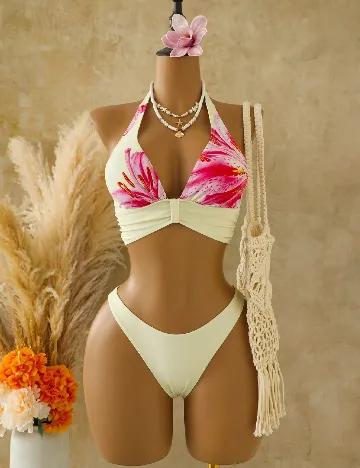 Costum de baie SHEIN, galben