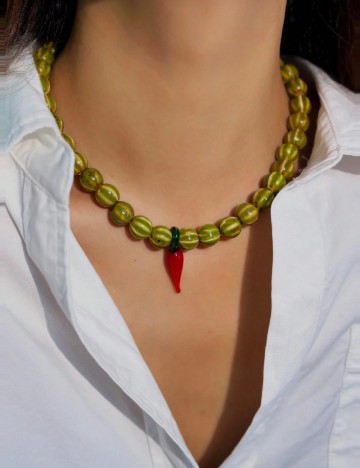 Colier SHEIN, verde