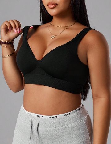 Bustiera SHEIN CURVE, negru