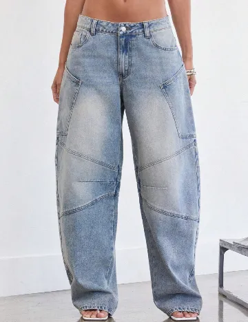 Blugi Denimoi, albastru