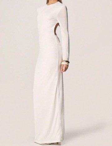 Rochie lunga Missguided, alb