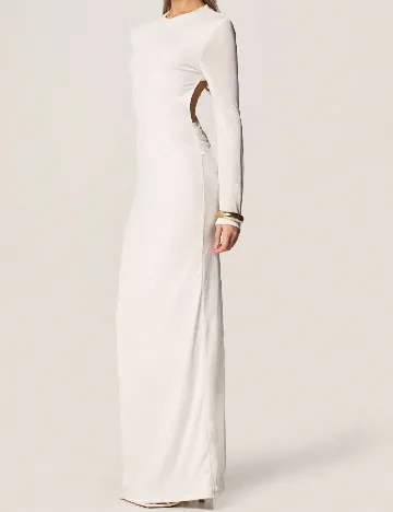 Rochie lunga Missguided, alb