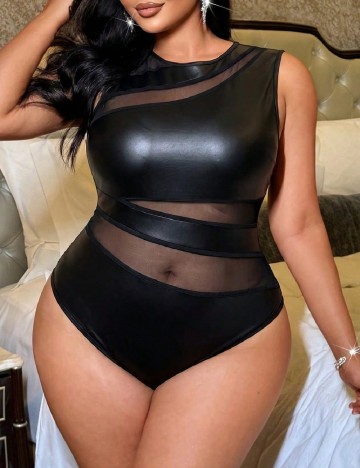 Body SHEIN CURVE, negru